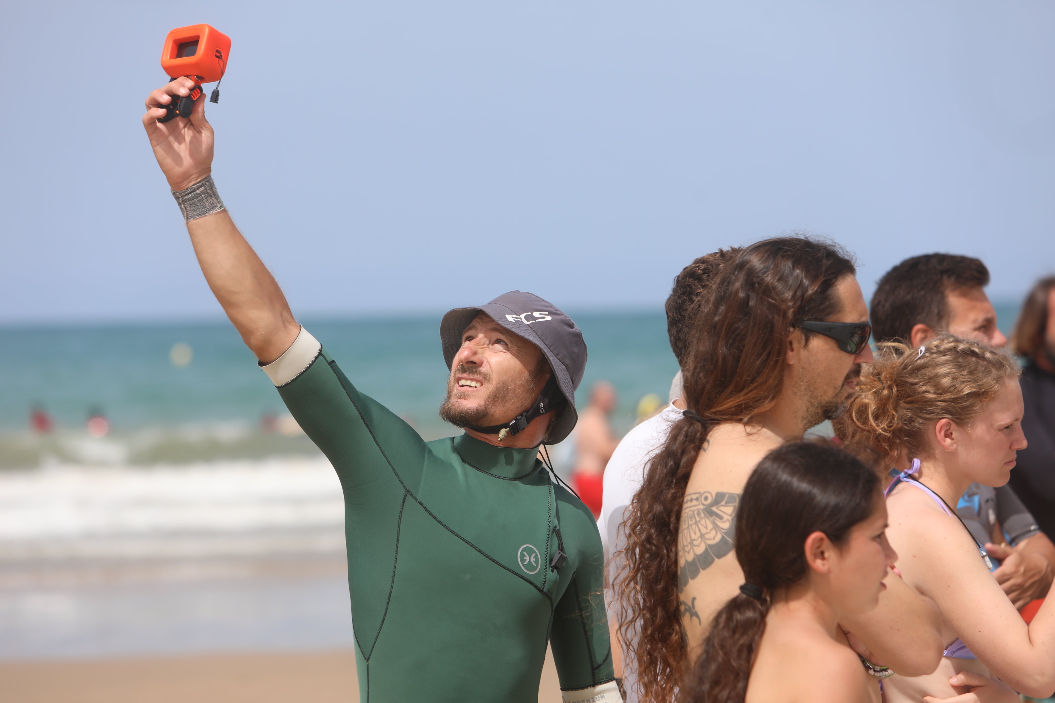 En imágenes: Homenaje a &#039;Bori&#039; en la playa de la Victoria