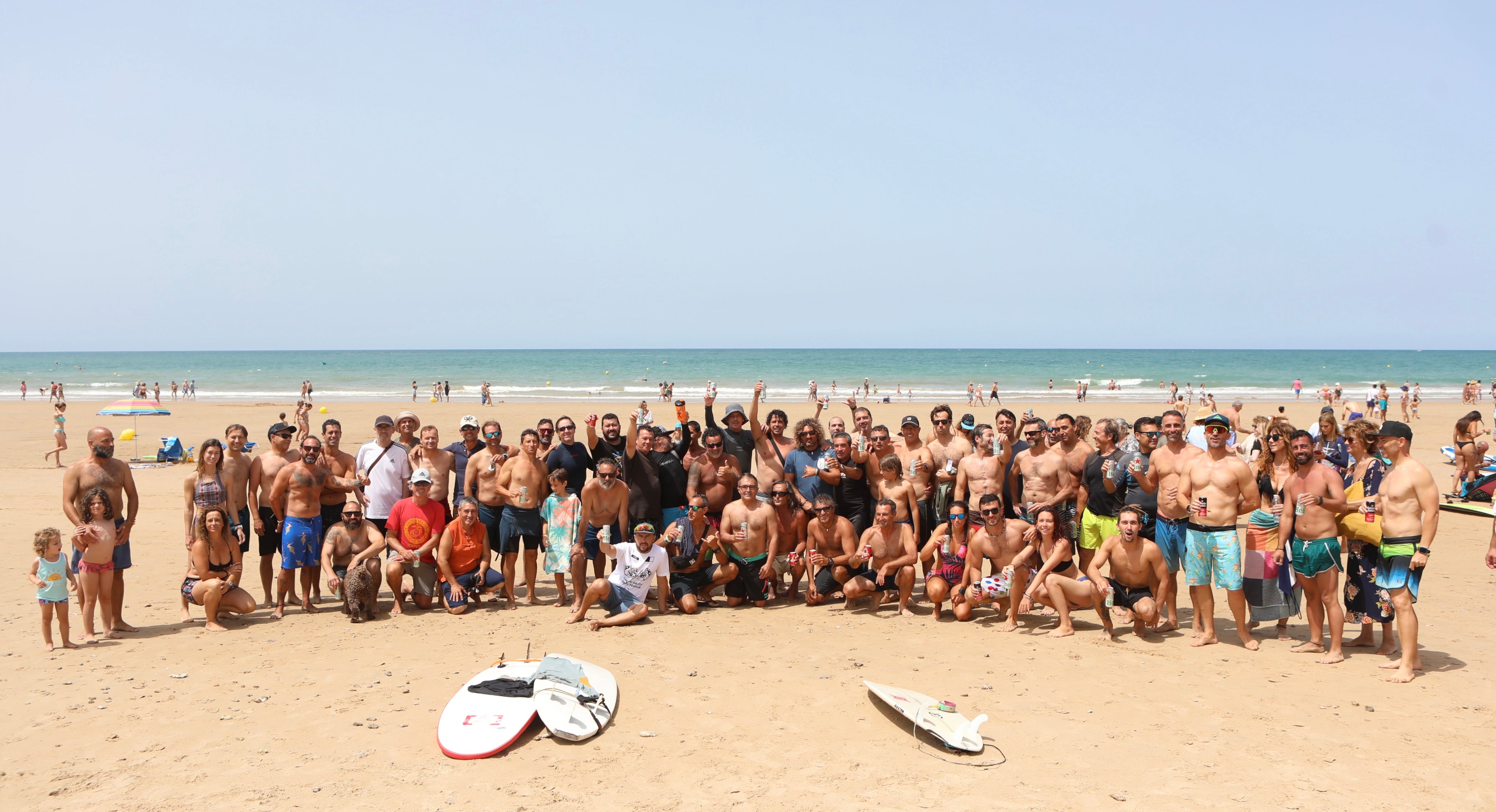 En imágenes: Homenaje a &#039;Bori&#039; en la playa de la Victoria