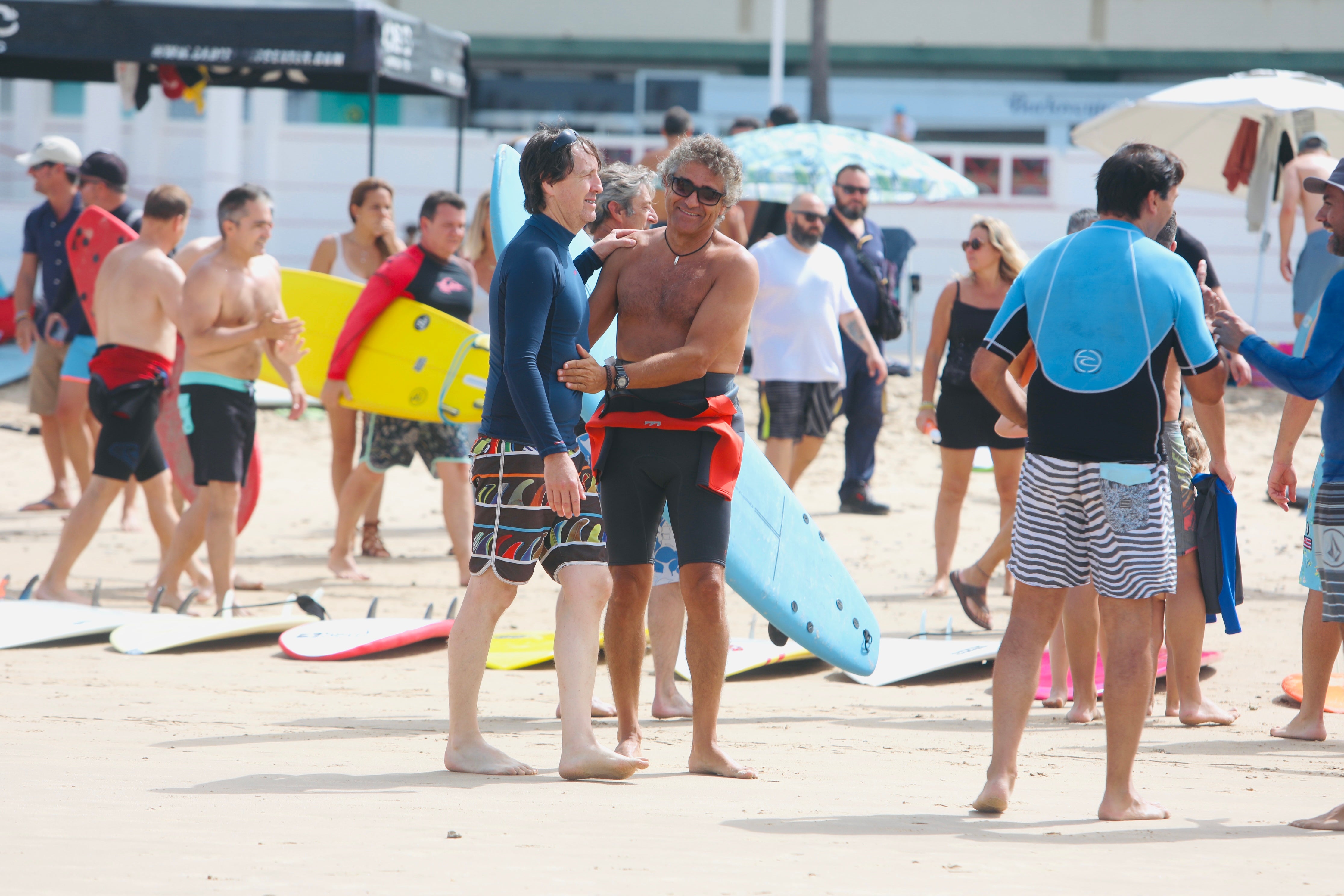 En imágenes: Homenaje a &#039;Bori&#039; en la playa de la Victoria