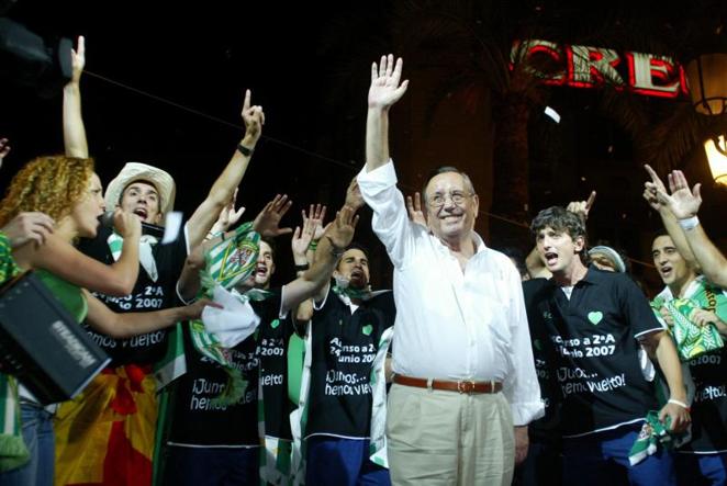 El histórico presidente del Córdoba CF, Rafael Campanero, en imágenes