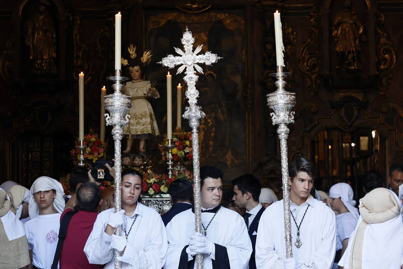 Procesión del Corpus Christi de Triana por las calles del barrio