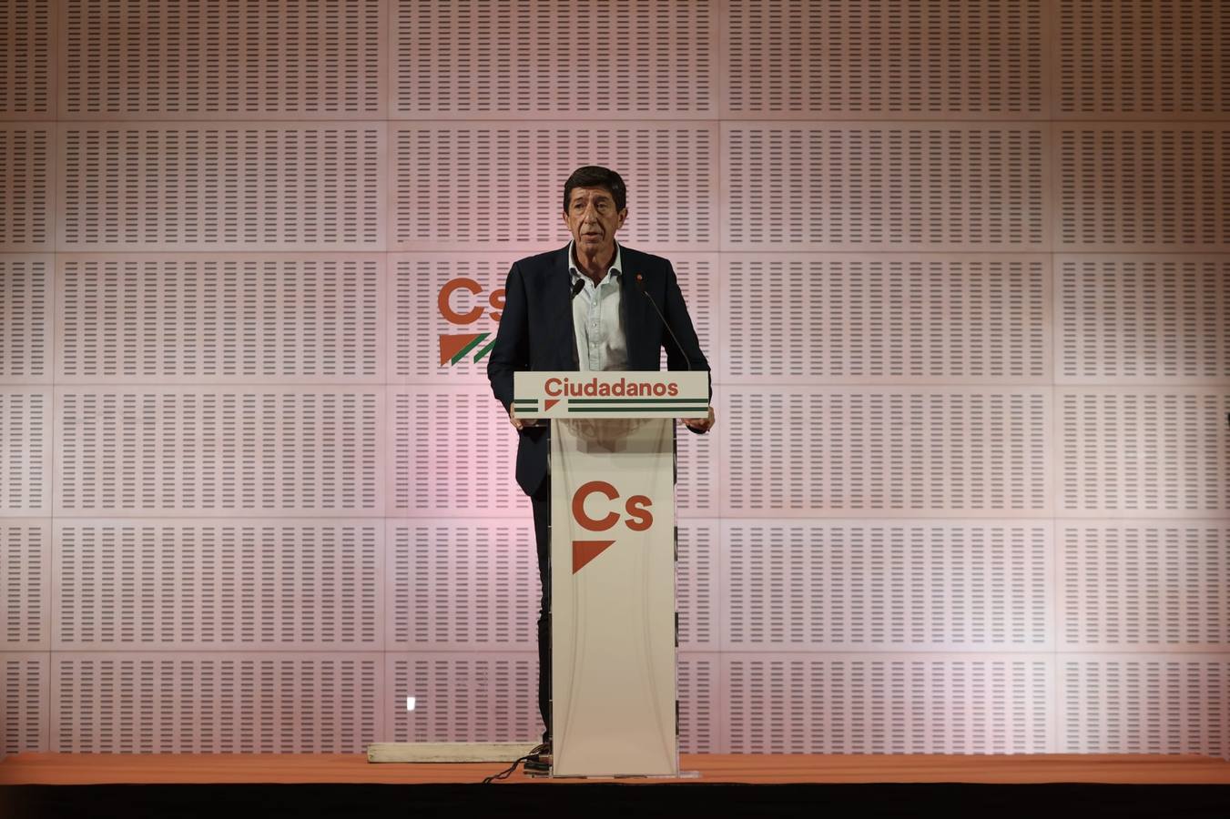 Juan Marín asume la desaparición de Ciudadanos en el Parlamento andaluz, en imágenes