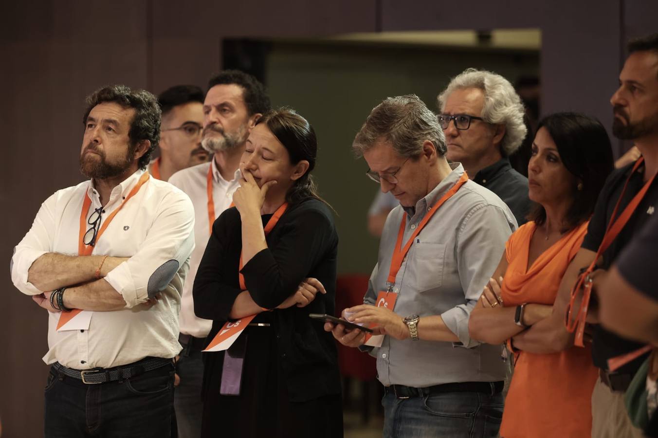 Juan Marín asume la desaparición de Ciudadanos en el Parlamento andaluz, en imágenes