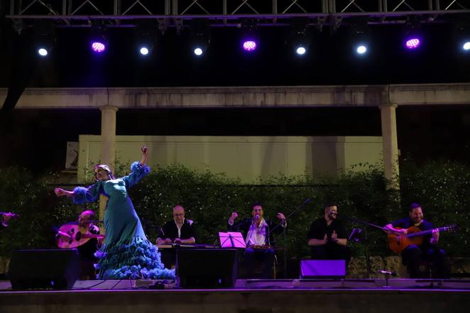 La Noche Blanca del Flamenco desde el Alcázar al Zoco y San Agustín, en imágenes