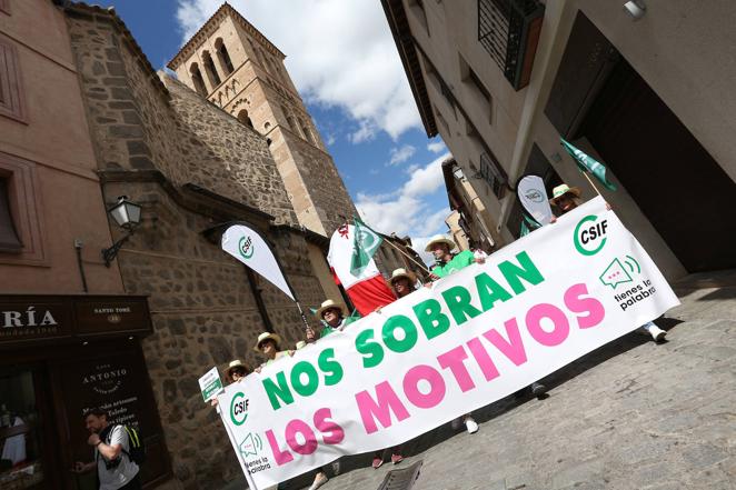 CSIF se manifiesta para pedir mejoras en la Administración