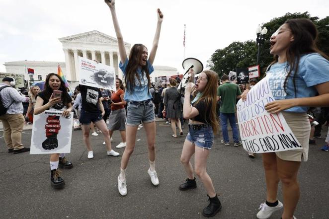 Celebración de activistas antiaborto