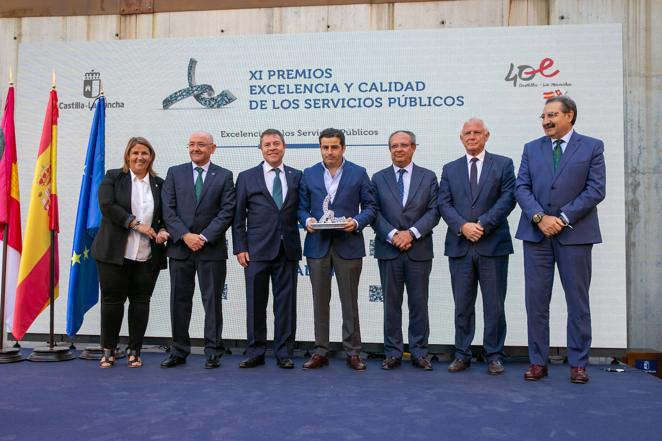 Las mejores imágenes de los IX Premios a la Excelencia y Calidad en la Prestación de Servicios Públicos de Castilla-La Mancha