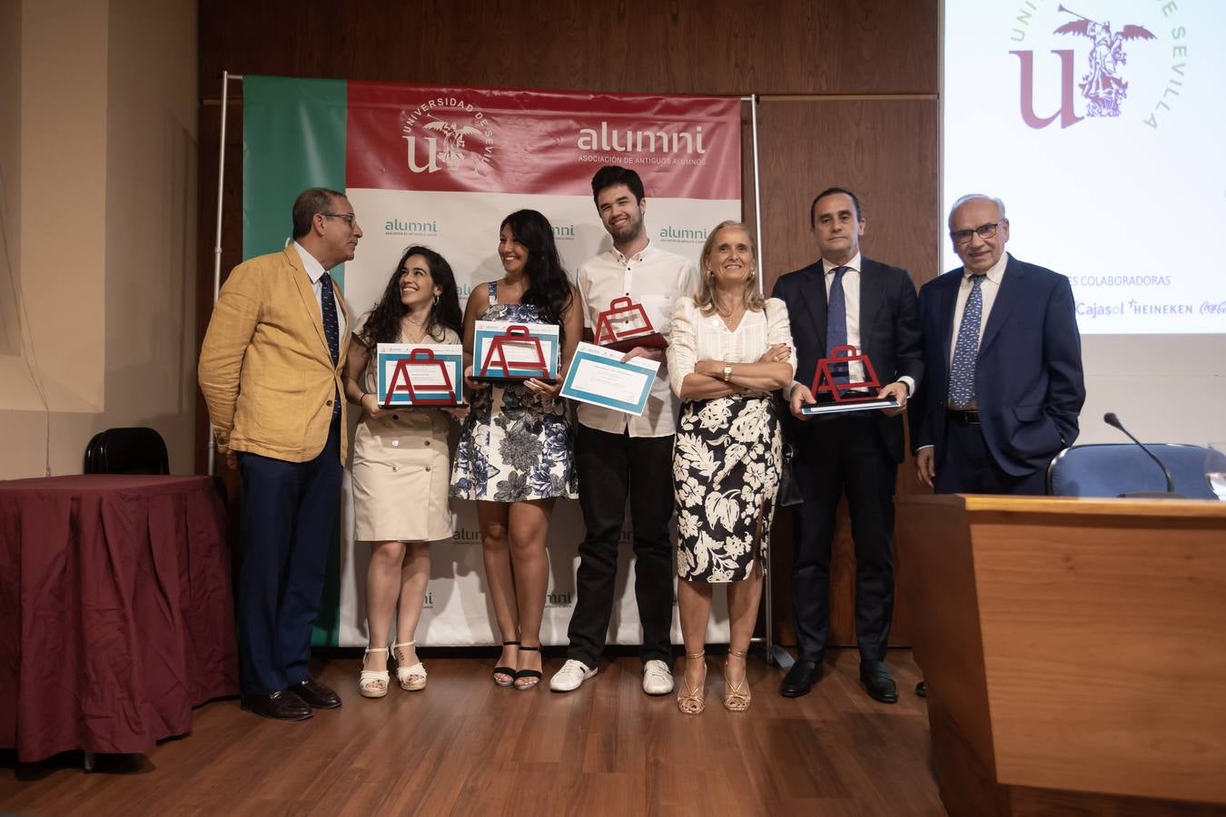 Entrega de los II Premios Alumni Universidad de Sevilla, en imágenes