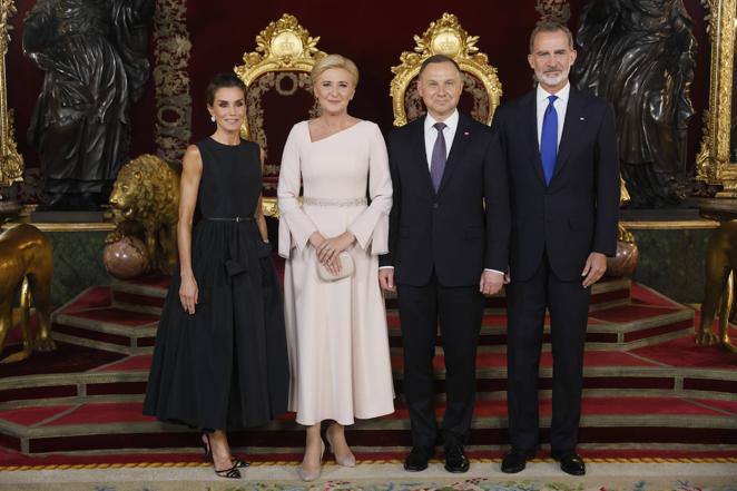 El presidente de Polonia, Andrzej Duda, y su mujer, Agata Kornhauser-Duda. 