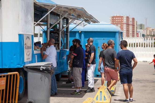 En fotos, las colas en Algeciras por la Operación Paso del Estrecho