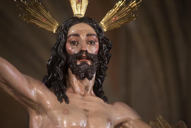 El Señor de la Resurrección en su paso de salida