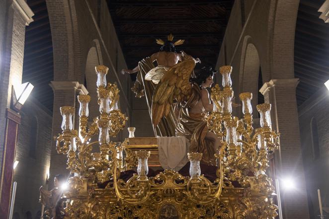 El Señor de la Resurrección en su paso de salida