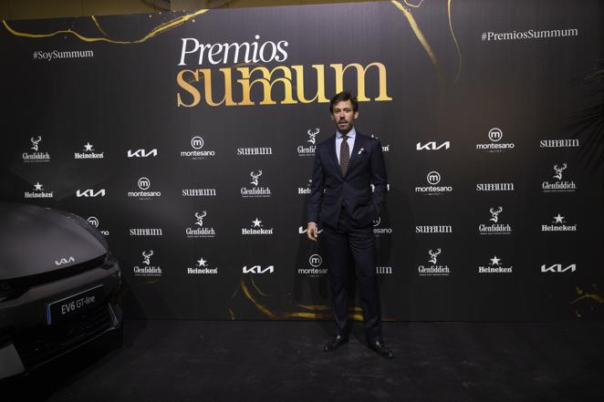 Manuel Ordovás, influencer, en los Premios Summum 2022.