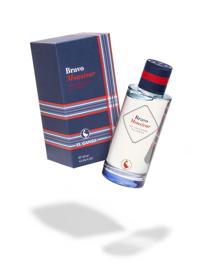 Bravo Monsieur de El Ganso. Aromático amaderado que combina iris y sándalo. Precio. 66 €, 125 ml