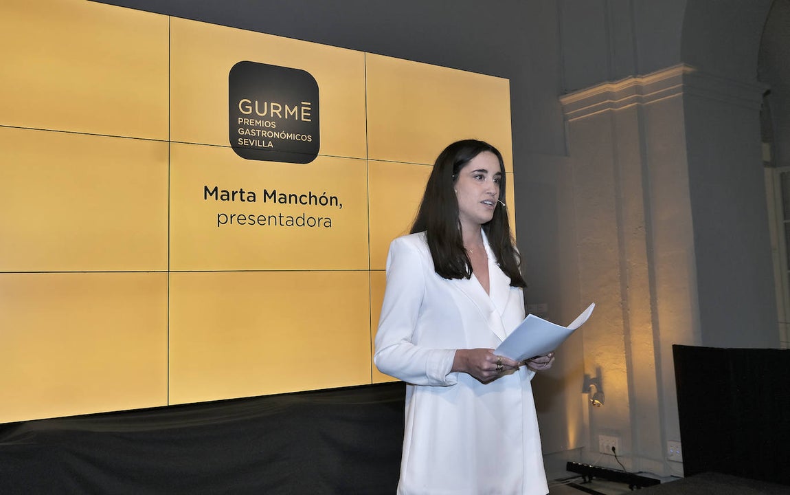 Marta Manchón, presentadora de la gala