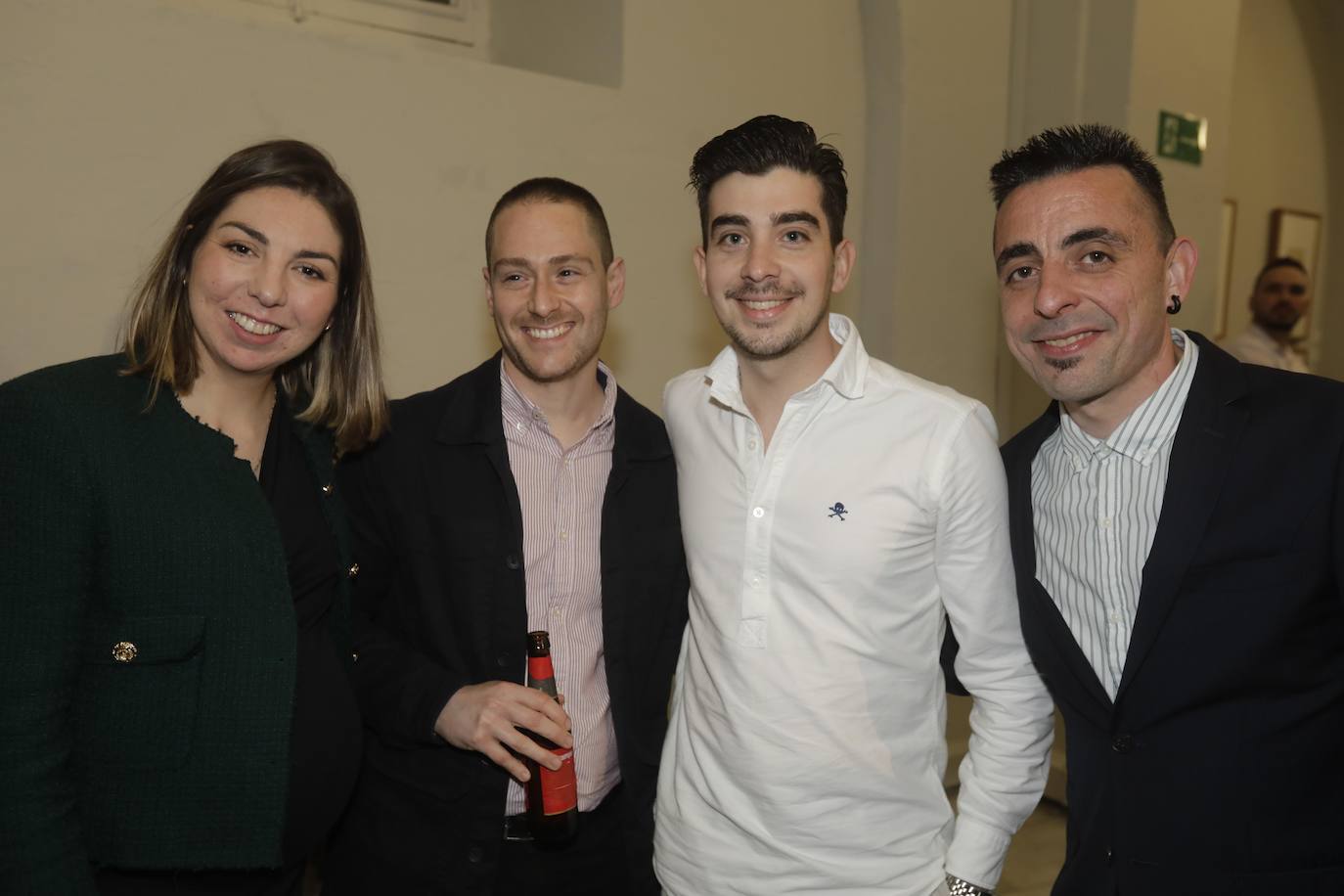 Elena Pérez, Juan Carlos Ochando, Luis Baquero y Antonio Yerga