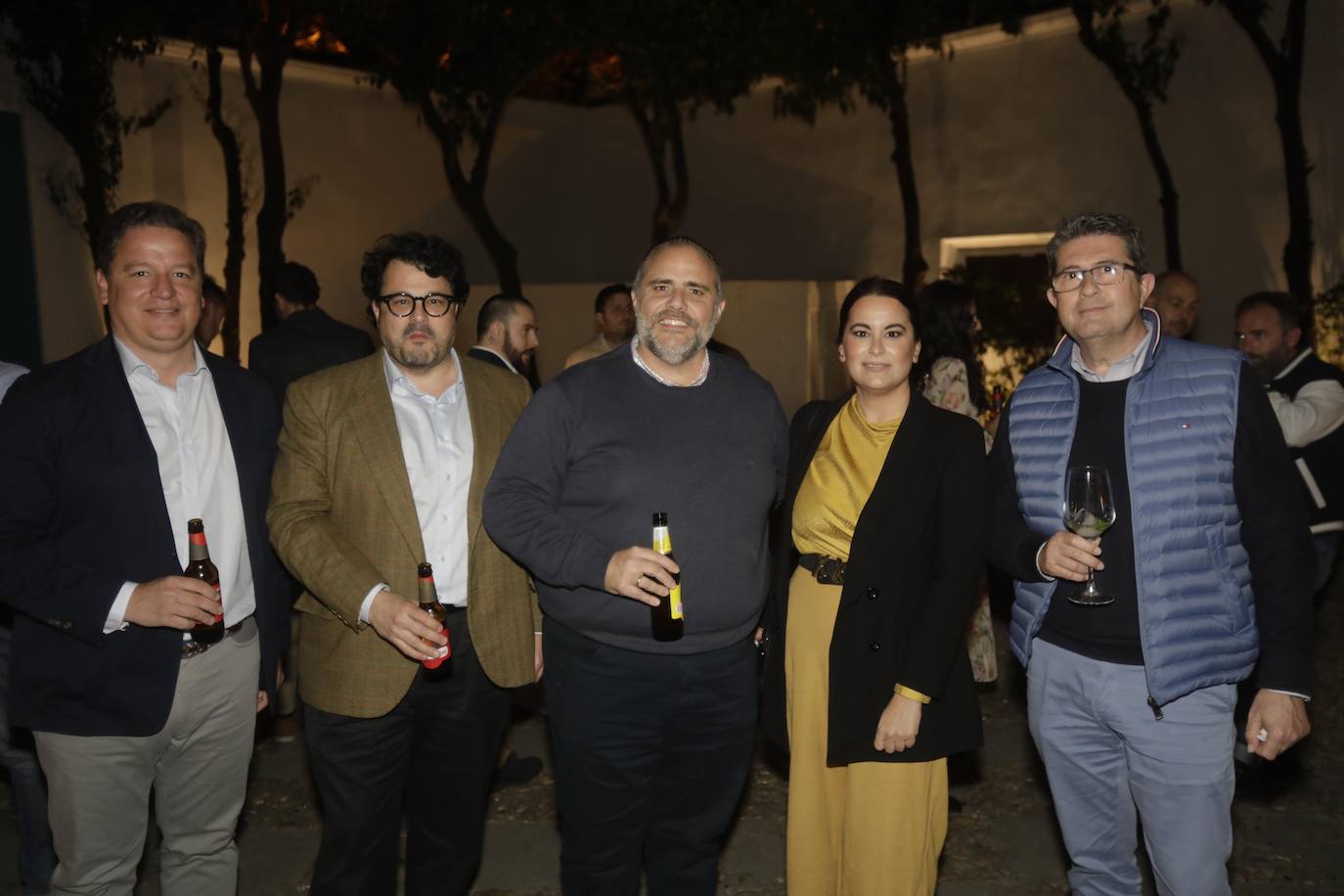 David Arias, Ángel Marín, Pablo Sánchez, Isabel Rodríguez y Pedro González