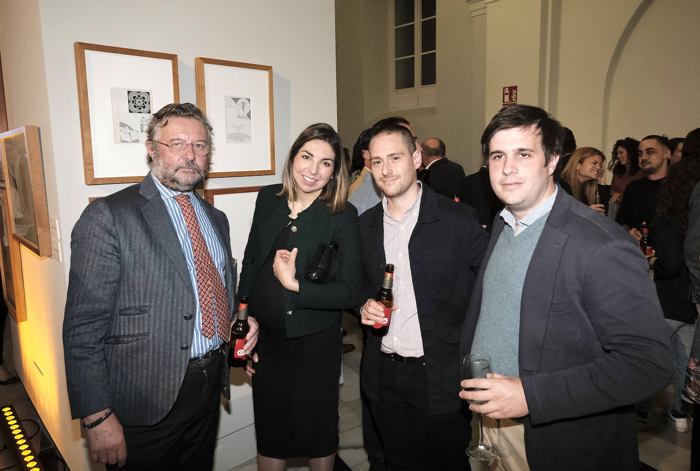 Manuel Salinero, Elena Pérez, Juan Carlos Ochando y Álvaro Salinero