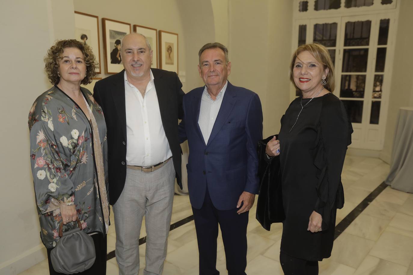 Lola Polvillo, Luis López, Antonio Romero y Antonia Oropesa