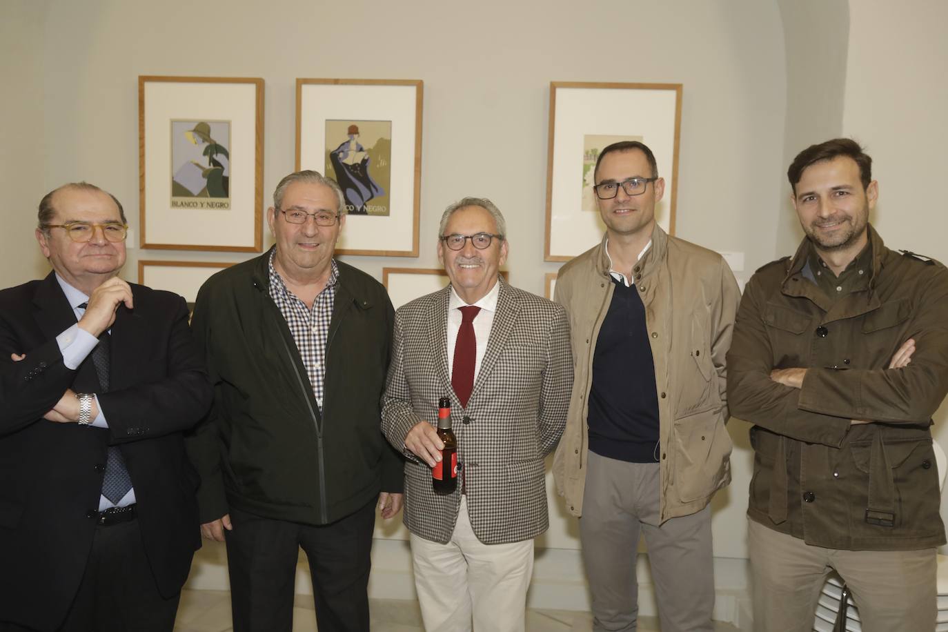 Luis Sánchez, José Antonio Domínguez, Antonio Castro, José Antonio Domínguez y Javier Domínguez