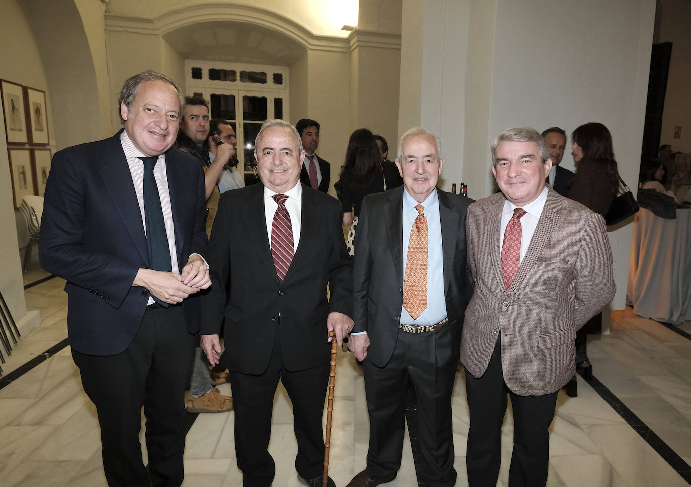 Álvaro Rodríguez Guitart, Abel López González, Manuel López González y Ramón López de Tejada