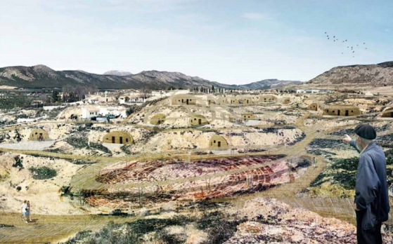 Proyecto del hotel-cueva en Huéscar (Granada)