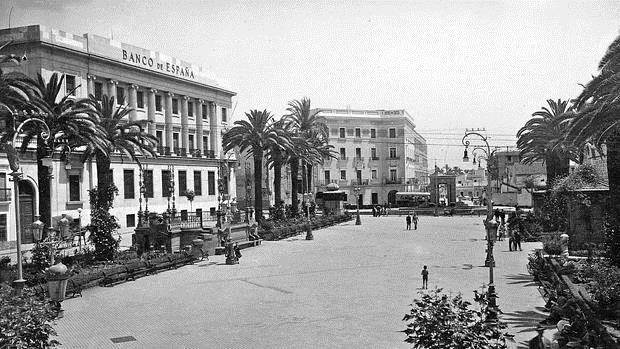 Banco de España en la Plaza de las Monjas de Huelva