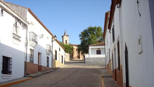 Una de las calles de Paymogo