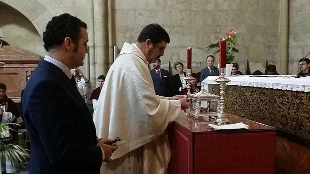 Acto de entrega en San Hipólito