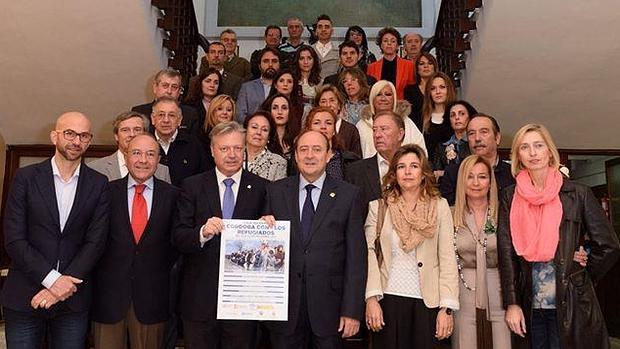 Imagen de la presentación de los actos de solidaridad con los refugiados sirios