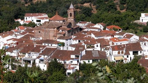 Vista de la localidad onubense de Galaroza