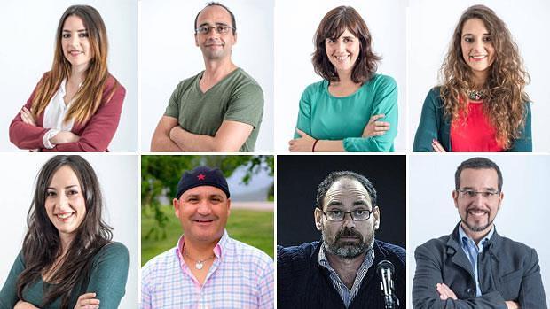 Los candidatos de Podemos en Andalucía