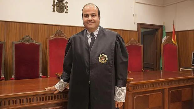 El magistrado Fernando Caballero en la Audiencia Provincial