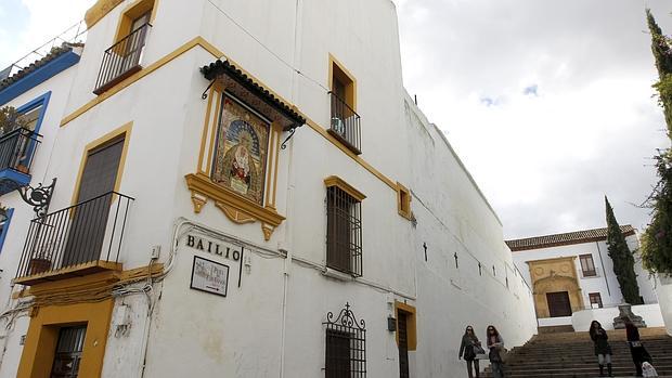 Azulejo de la Esperanza en la Cuesta del Bailío