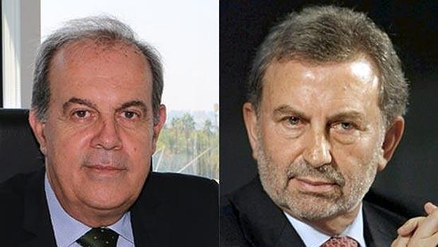 El cesado Antonio Clavero Barranquero (izquierda) y su reemplazo, Antonio González Marín (derecha)