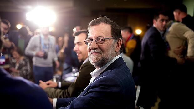 Rajoy, durante la reunión de hoy en Córdoba