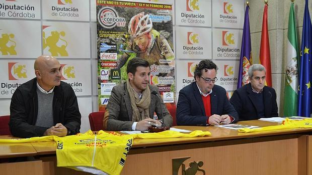 Un instante de la presentación de la III Vuelta a Córdoba BTT