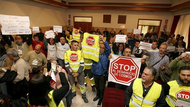 Protestas de los trabajadores de Cosmos