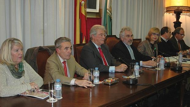 Mesa presidencial del Pleno celebrado este miércoles