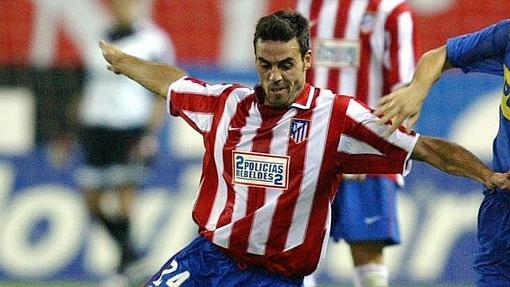 Álvaro Novo, durante su etapa como jugador del Atlético