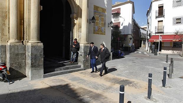 La plaza de la Trinidad, tras las obras que permitirán sustentar la estructura