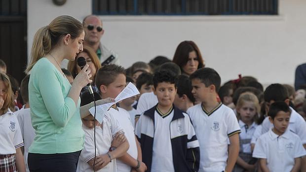 Actividad en una escuela concertada en Córdoba