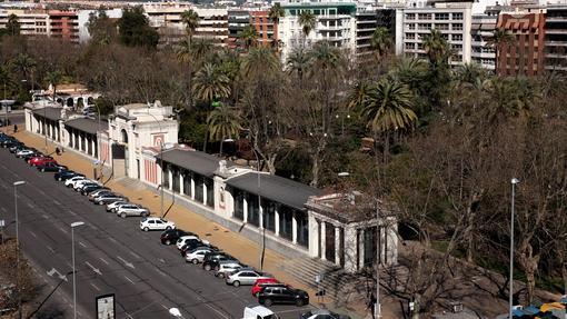 Edificio histórico de los jardines del Duque de Rivas