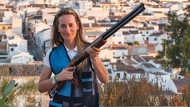 Fátima Gálvez, campeona del mundo de foso olímpico