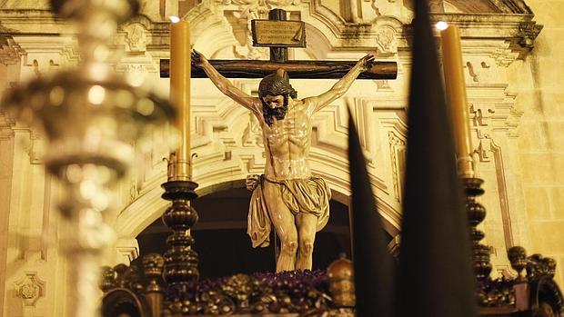 El Cristo de la Buena Muerte, salir de San Hipólito