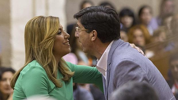 Susana Díaz y Juan Marín