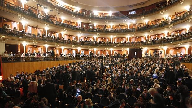 Aspecto del interior del Gran Teatro