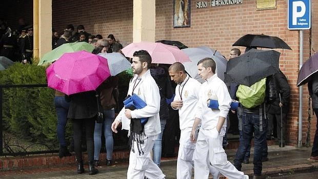 Costaleros de la Estrella esta Semana Santa