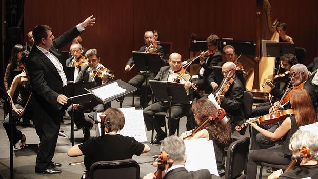 La Orquesta de Córdoba, durante un concierto