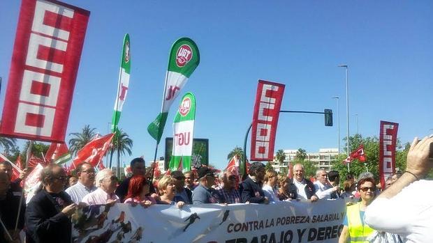 Manifestación del 1 de mayo en Córdoba